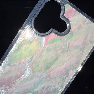FLAUNT Square Mother of Pearl iPhone 17 MagSafe phone case